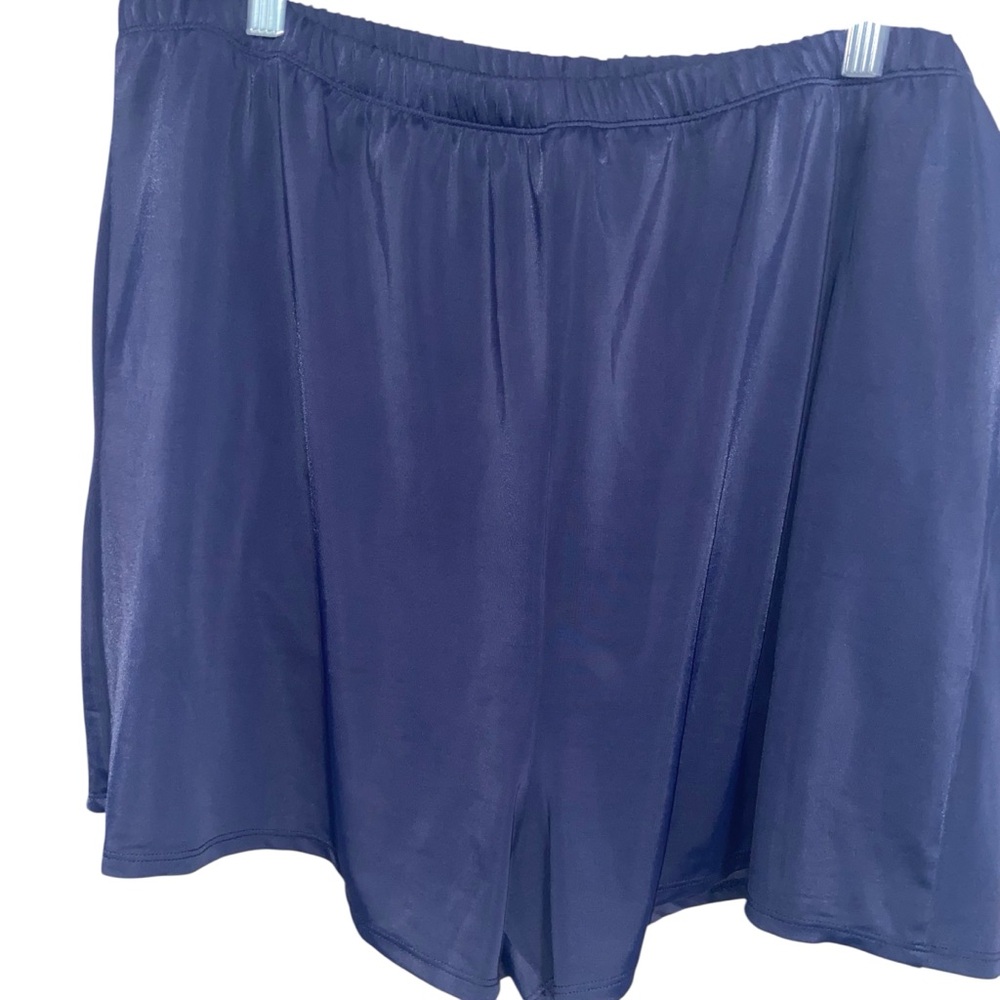 Swimsuits For All Shorts Womens Plus Size 24 Navy Blue Pull On Swimwear Beach
